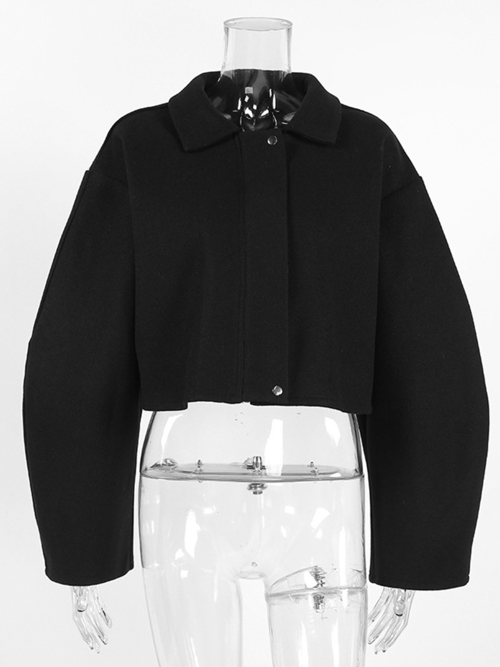 Zip Up Cropped Jacket - Picture 5 of 8